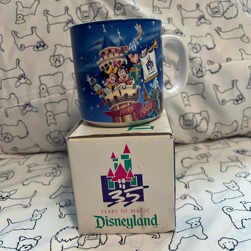 Disneyland 35 year anniversary coffee mug